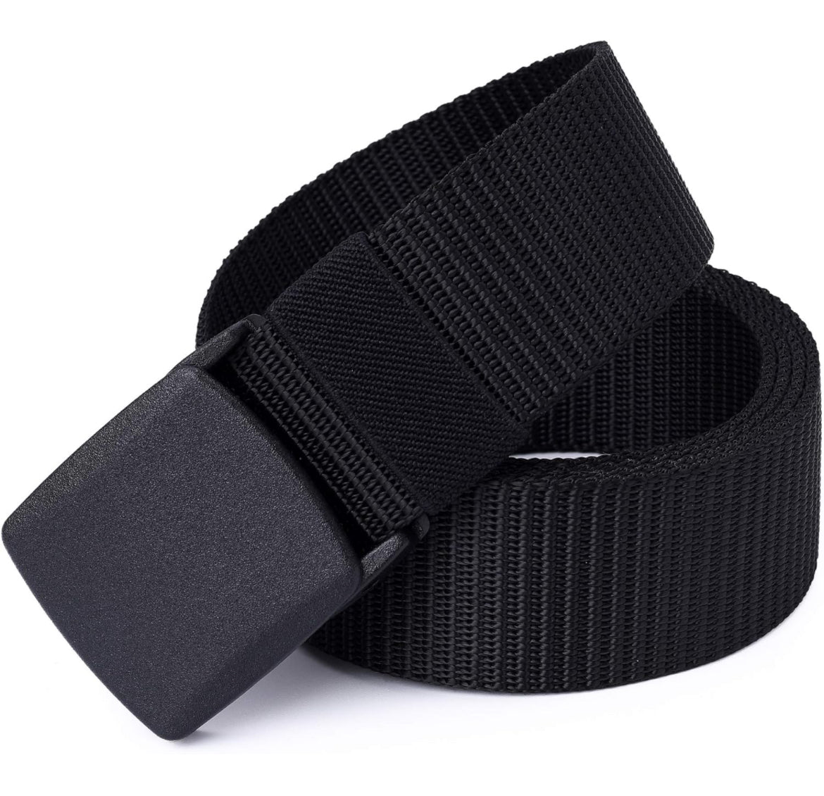 Mile High Life | Cinturón de banda de nylon | Cinturón militar para exteriores | TSA YKK Safe Buckle Plastic/Metal