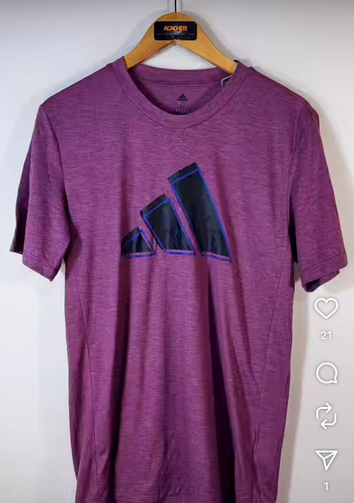 Playera manga corta - Adidas - talla L