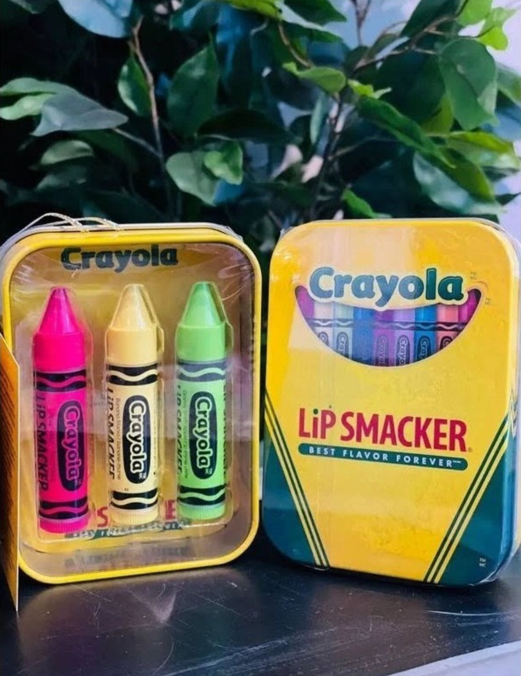 Lip Smacker Crayola Balsamo Labial Lata 3 Pzas Best Flavor