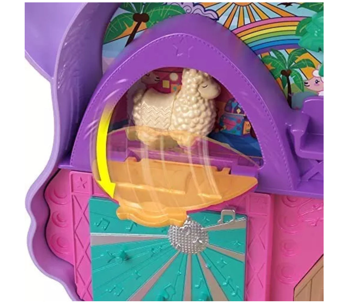 Llama Compacto Polly Pocket Camp Adventure Pop & Swap Nuevo de Mattel