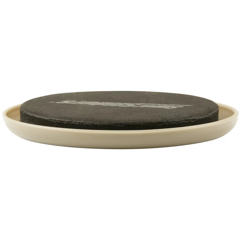 Super Sliders 3-1/2" Deslizadores redondos de plástico para muebles beige, paquete de 4