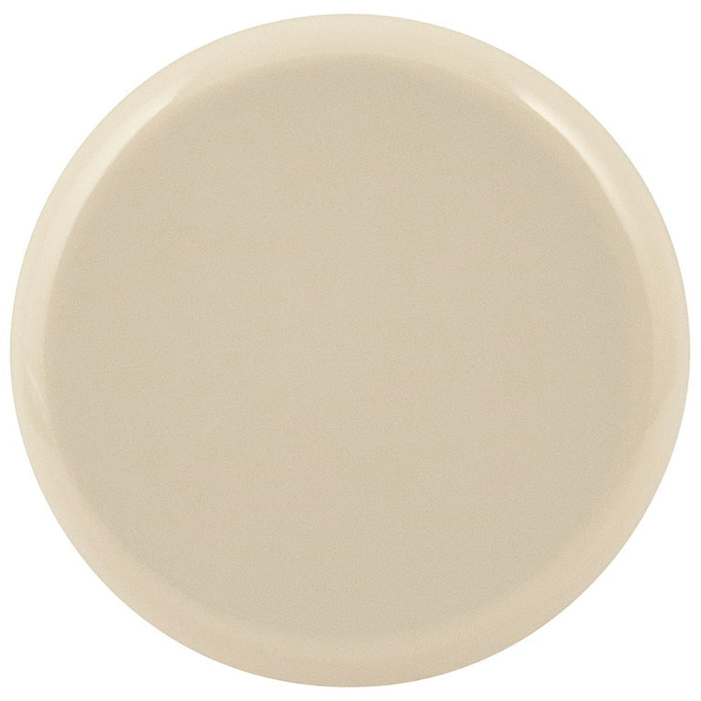 Super Sliders 3-1/2" Deslizadores redondos de plástico para muebles beige, paquete de 4