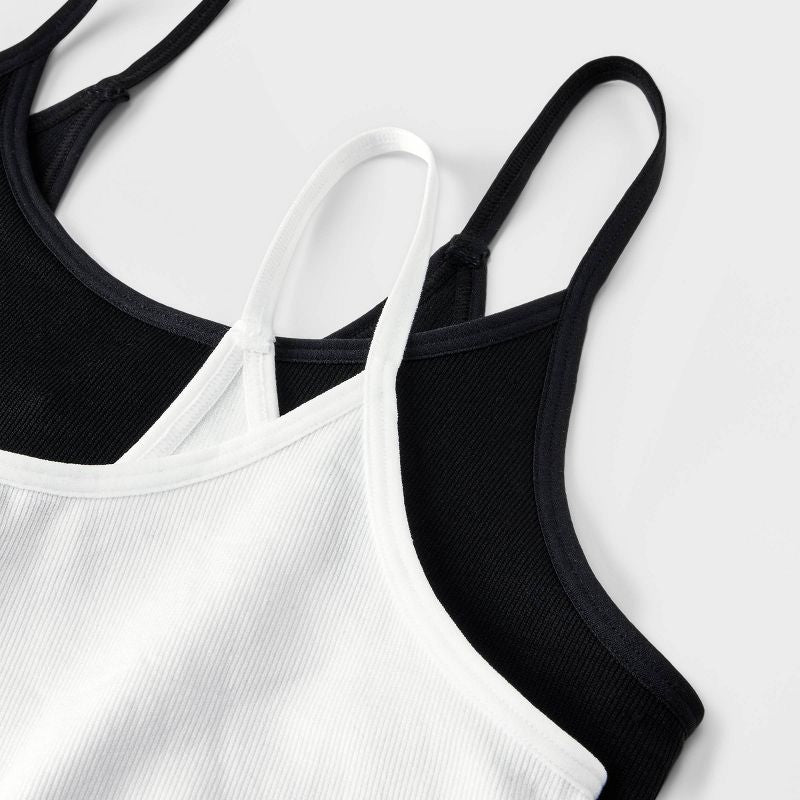 Sujetador Cami sin costuras de 2 piezas para niñas - art class™ Talla M(8)