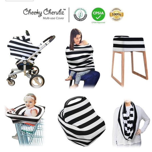 Cheeky Cherubz ¡PROTEGE A TU BEBÉ! Consigue hoy mismo nuestra funda 6 en 1 de algodón orgánico.