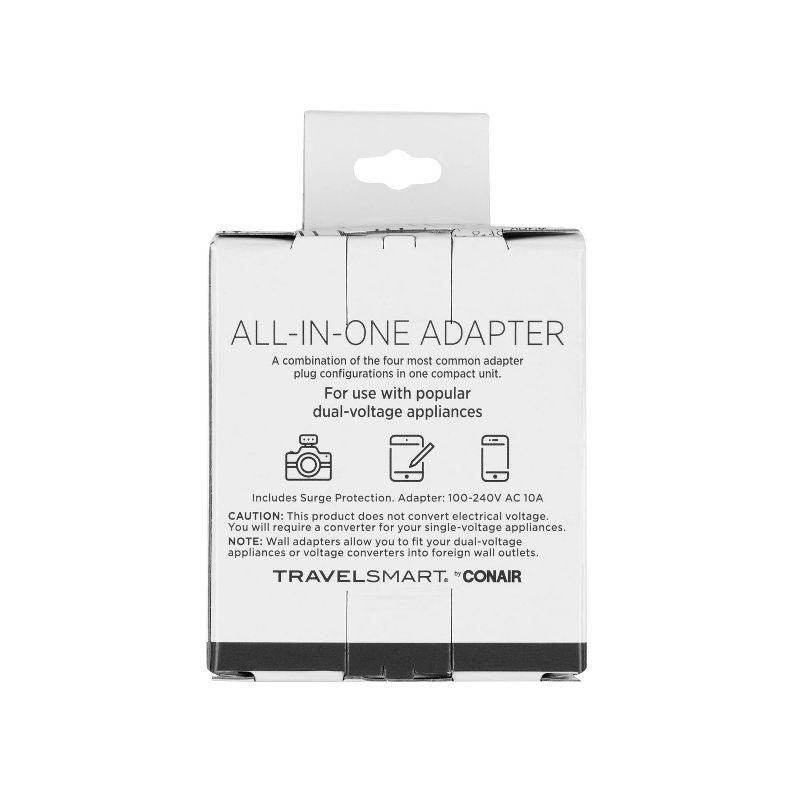 Adaptador todo en uno Travel Smart de Conair