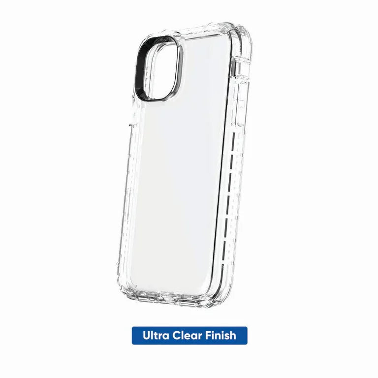 Onn. Funda de teléfono resistente con funda para iPhone 11 / iPhone XR - Transparente