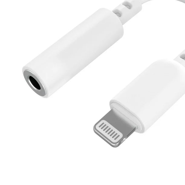 Onn. Adaptador Lightning a AUX de 3,5 mm, hecho para Apple, auriculares Connect