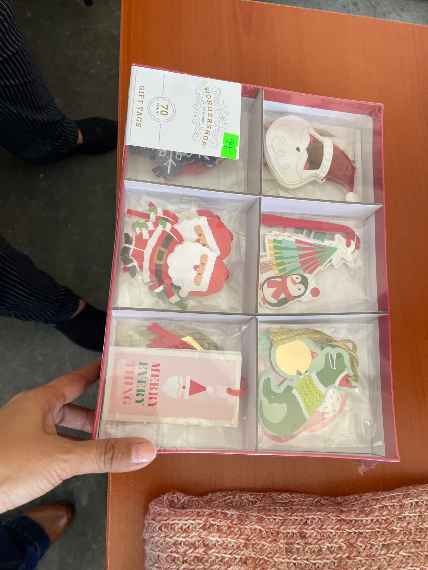Etiquetas navideñas 70 pcs