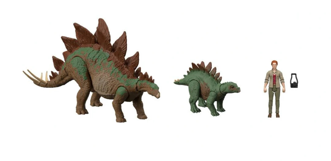 MUNDO JURÁSICO
JURASSIC WORLD LEGACY COLLECTION DR. SARAH HARDING Y STEGOSAURUS FIGURE PACK