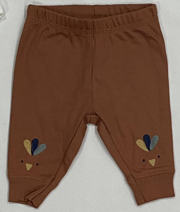 Adorable Carter's Baby Primer Conjunto de Acción de Gracias Body Camisa y Pantalones 3 piezas - Talla 3M