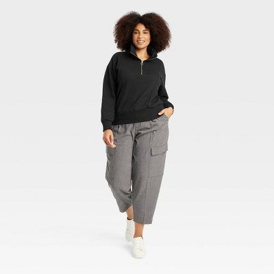 Sudadera con cremallera de un cuarto para mujer - A New Day™ - talla 2XL