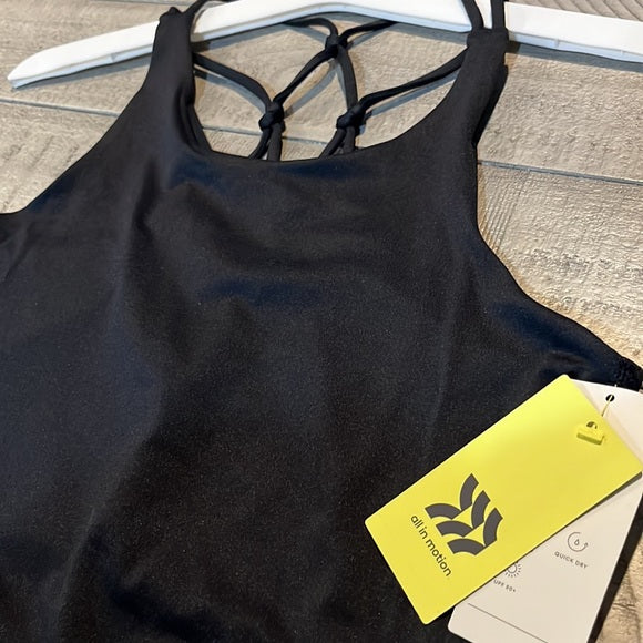 Top deportivo strappy tank.Negro- all in motion- Talla XS (4/5)