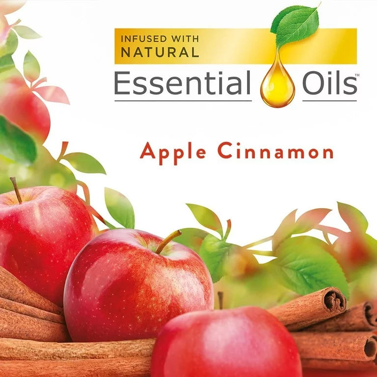 Air Wick Plug in Relleno de aceite perfumado, 2ct, Apple Cinnamon Medley, Ambientador, Aceites esenciales, Aroma de otoño, Decoración de otoño