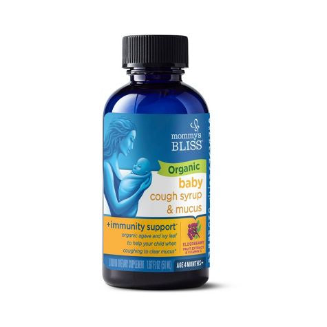 Mommy's Bliss Organic Baby Tos & Mucussirup - Baya de saúco - 1,67 fl oz
