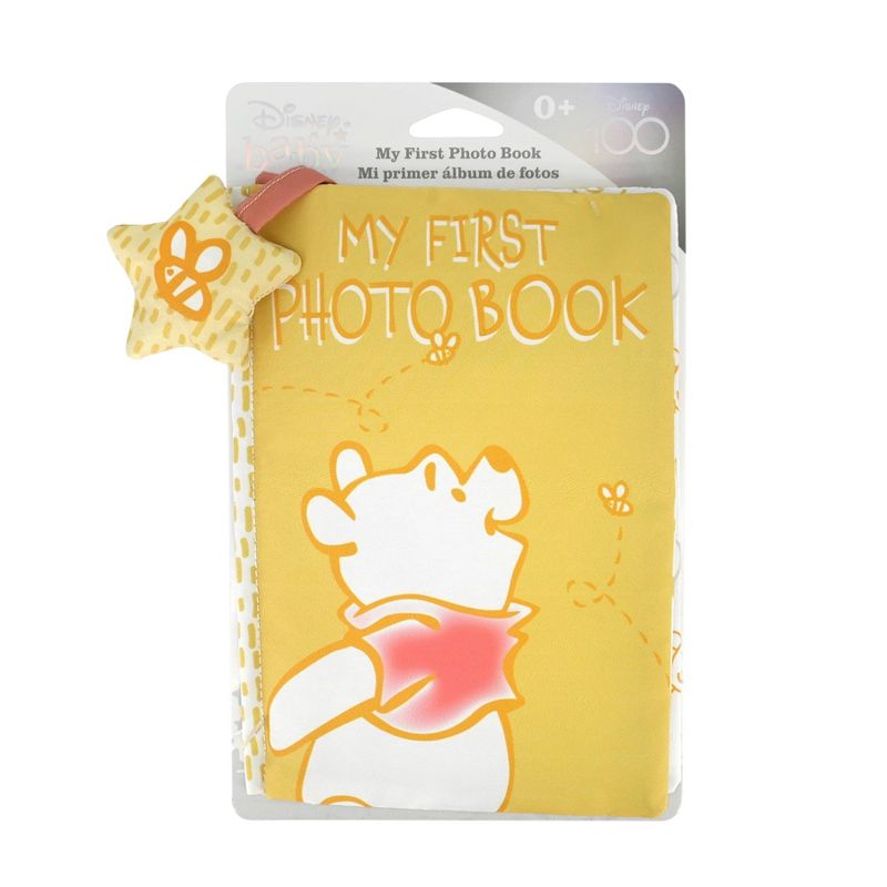 Álbum de fotos suave de Disney Baby, juguete de aprendizaje para bebés y niños pequeños - Winnie the Pooh