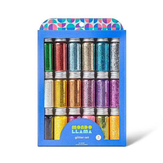Brillantina-  18 pcs - Glitter Set - Mondo Llama™