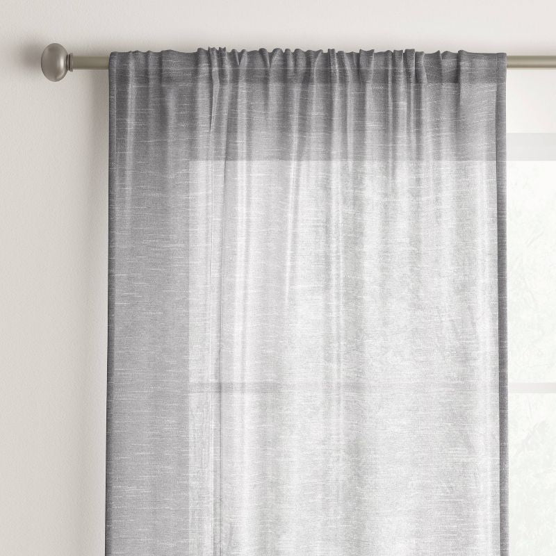 Paneles de cortina de ventana con filtro de luz de 2 piezas - Room Essentials™ Gris