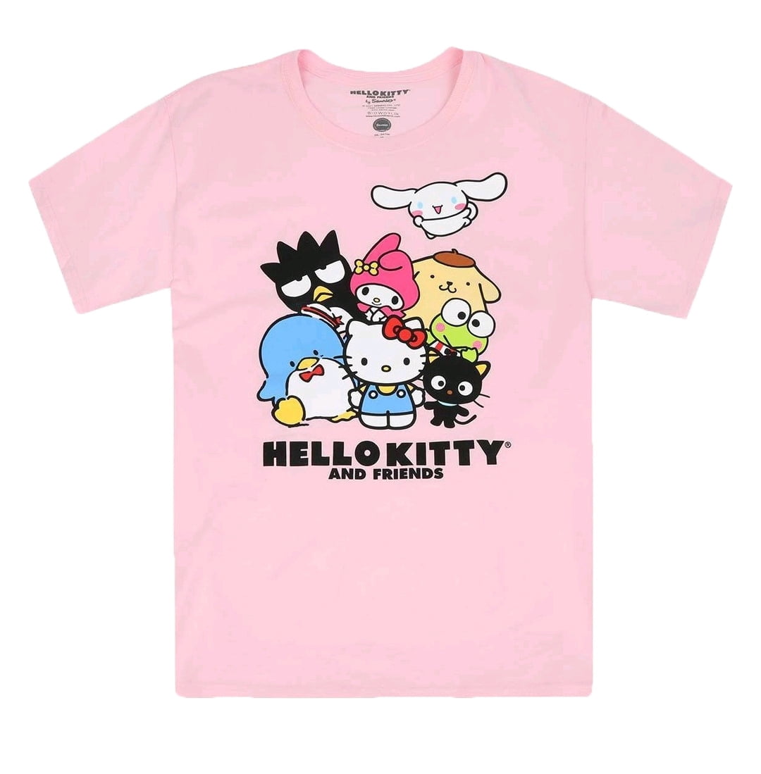Sanrio Hello Kitty and Friends Camiseta Gráfica en Rosa - Talla XL