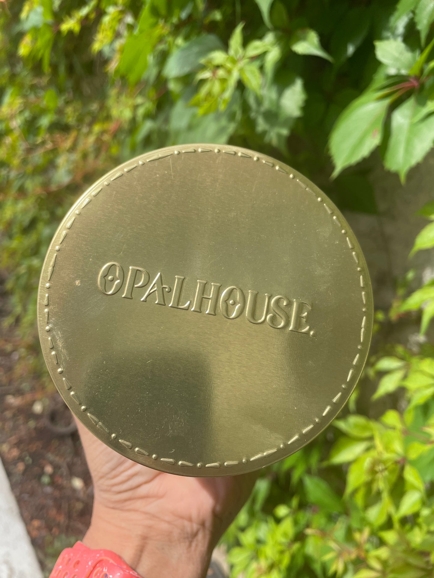 Vela de dos mecha perfumada Opalhouse 15 oz - pino Prosecco 4" de alto