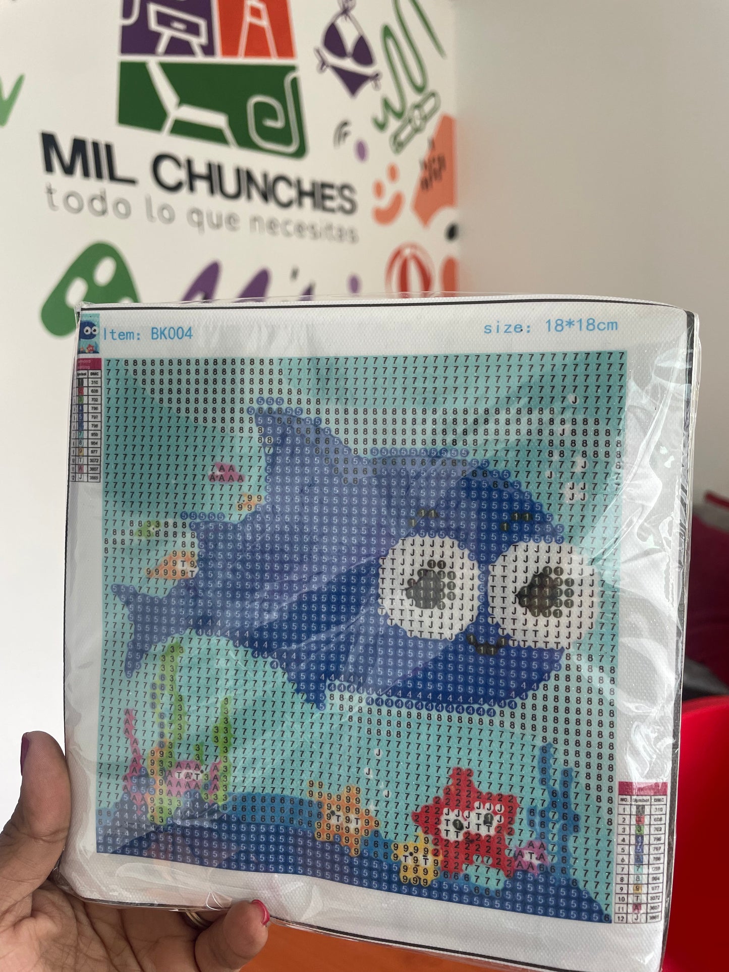 Diamond painting- marco pez