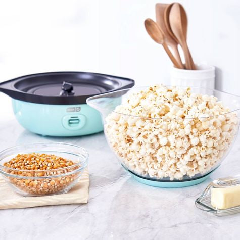Poporopera -Dash 6qt SmartStore Stirring Popcorn Maker - Aqua