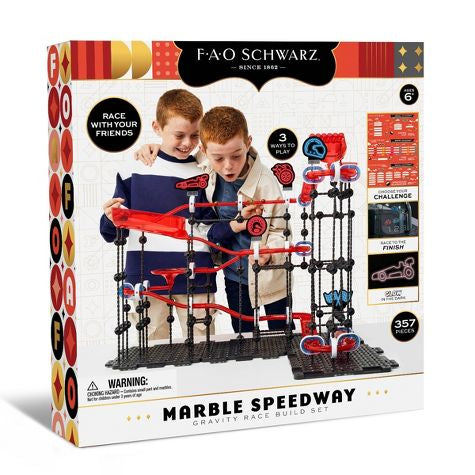 Juego de carreras de gravedad FAO Schwarz Marble Speedway