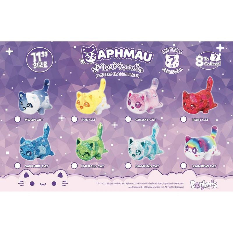 Peluche grande Aphmau de 11" Mystery MeeMeow