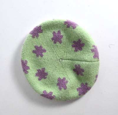 Boina de punto floral verde menta Wild Fable para mujer talla única