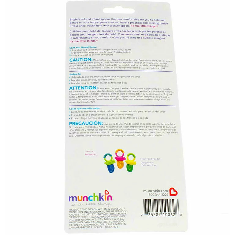 Cucharas para bebés de punta blanda Munchkin, 6 cucharas