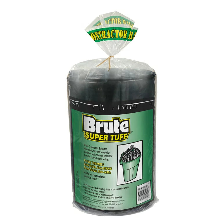 Bolsas de basura para contratistas Brute Super Tuff, 45 galones, 20 bolsas