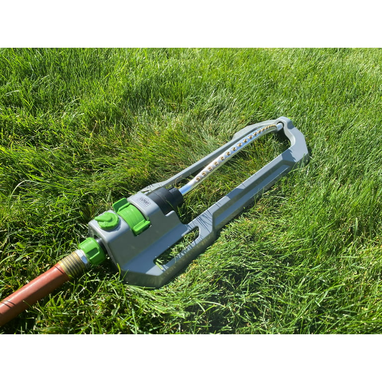 Expert Garden 4,000 Sq. Pie. Aspersor oscilante de metal Aspersor ajustable