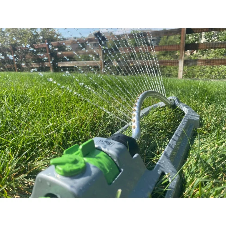 Expert Garden 4,000 Sq. Pie. Aspersor oscilante de metal Aspersor ajustable