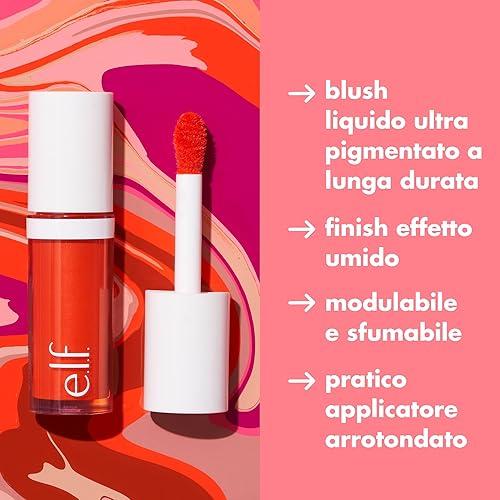 e.l.f. Camo Liquid Blush, Long-lasting Liquid Blush For High-pigment Color, Creates A Soft, Dewy Finish, Vegan Cruelty-free, Dusty Rosé - Color Dusty Rosé - Tamaño 0.13 Fl Oz (Pack of 1)