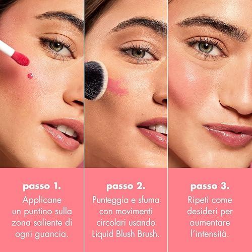 e.l.f. Camo Liquid Blush, Long-lasting Liquid Blush For High-pigment Color, Creates A Soft, Dewy Finish, Vegan Cruelty-free, Dusty Rosé - Color Dusty Rosé - Tamaño 0.13 Fl Oz (Pack of 1)