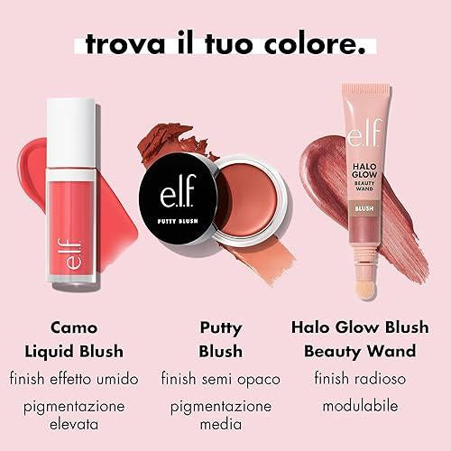 e.l.f. Camo Liquid Blush, Long-lasting Liquid Blush For High-pigment Color, Creates A Soft, Dewy Finish, Vegan Cruelty-free, Dusty Rosé - Color Dusty Rosé - Tamaño 0.13 Fl Oz (Pack of 1)