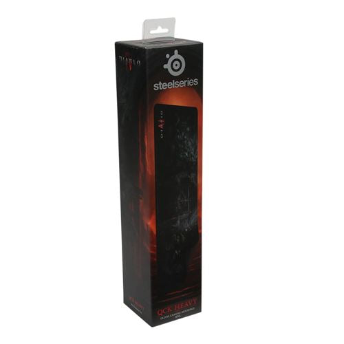 SteelSeries - Alfombrilla de mouse / raton para juegos de tela QcK (XXL) - Diablo IV Edition - Negro