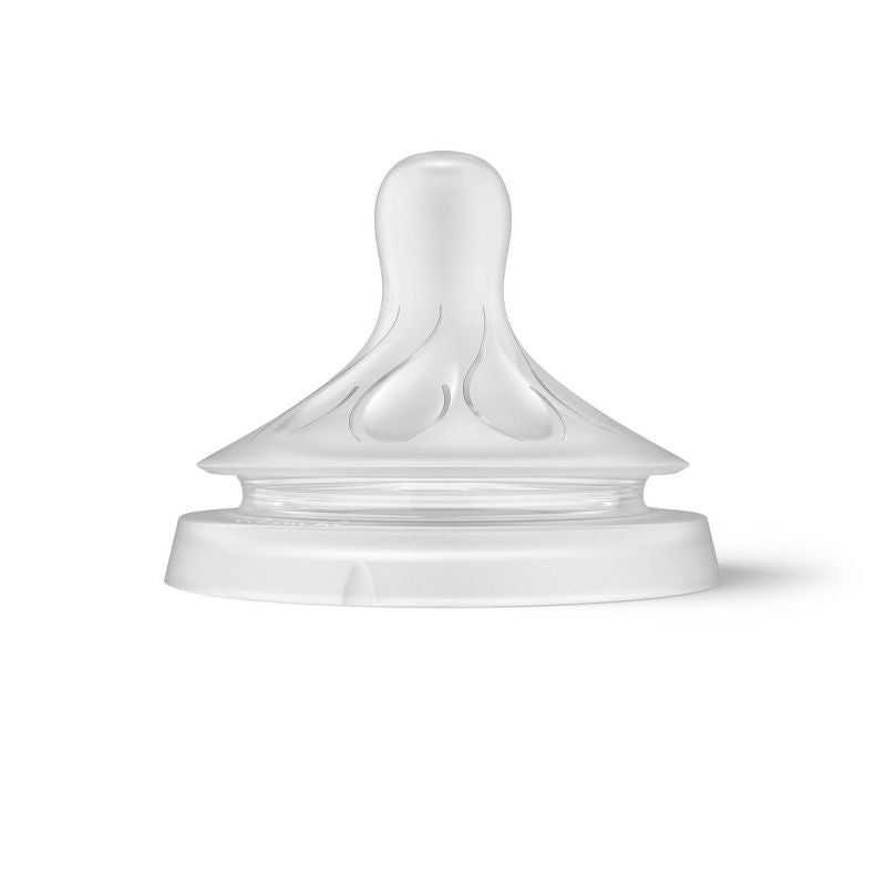 Biberón natural Philips Avent 3pk con pezón de respuesta natural - Transparente - 4 oz