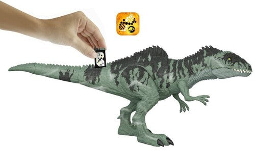 Jurassic World Dominion Strike N Roar Giganotosaurus Dinosaurio Figura de acción de juguete con movimiento y sonidos llamativos