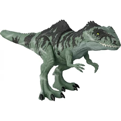 Jurassic World Dominion Strike N Roar Giganotosaurus Dinosaurio Figura de acción de juguete con movimiento y sonidos llamativos