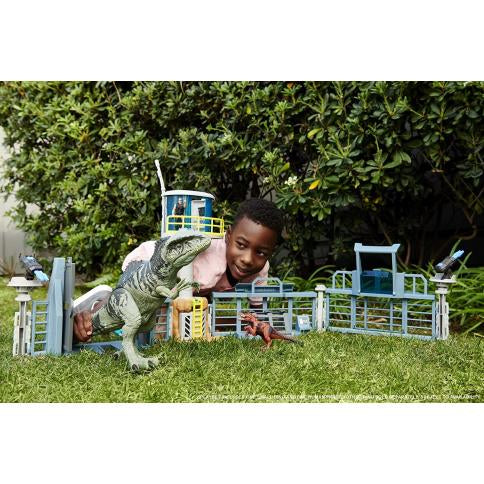 Jurassic World Dominion Strike N Roar Giganotosaurus Dinosaurio Figura de acción de juguete con movimiento y sonidos llamativos