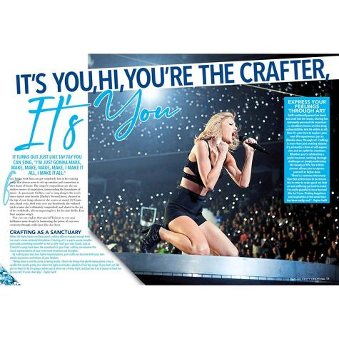 Revista de 16 proyectos hágalo usted mismo Taylor Swift At~Home Crafting Guide