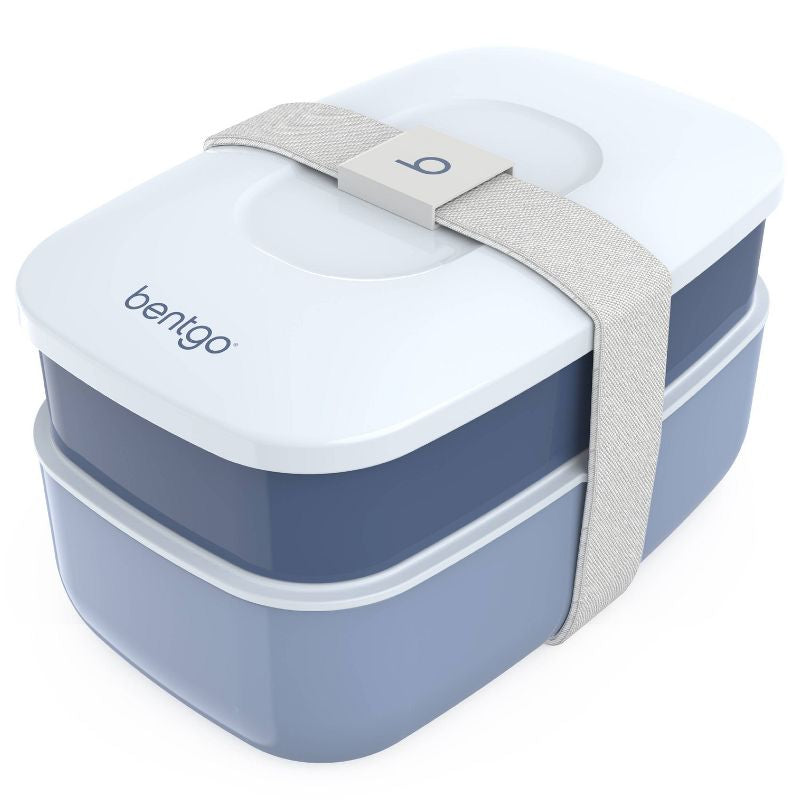 Contenedor de lonchera apilable todo en uno Bentgo Classic con cubiertos incorporados