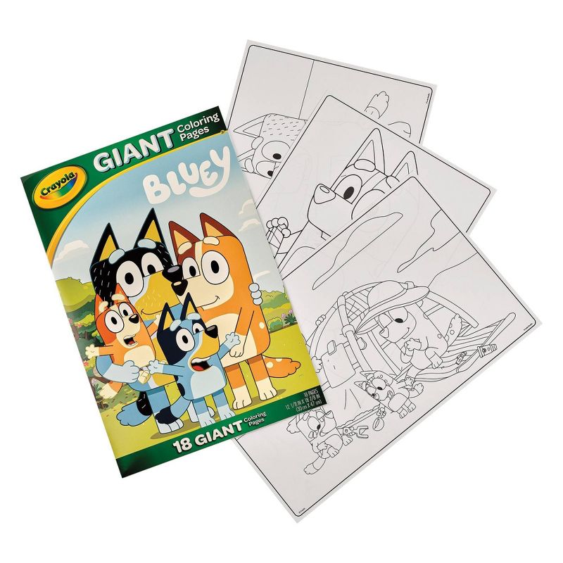 Dibujos para colorear de Crayola Giant - Bluey