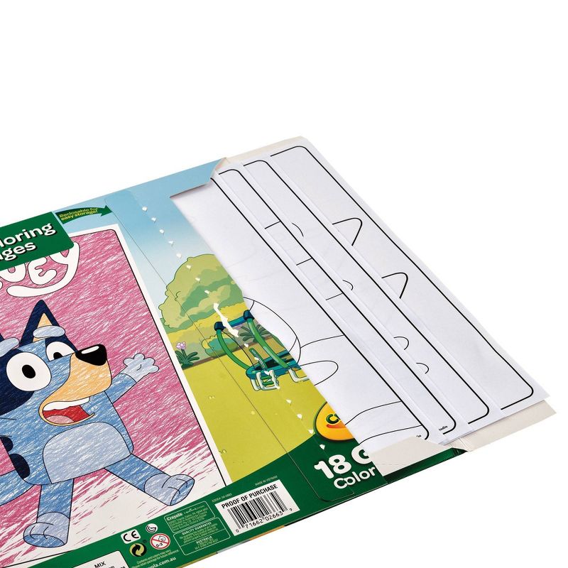 Dibujos para colorear de Crayola Giant - Bluey
