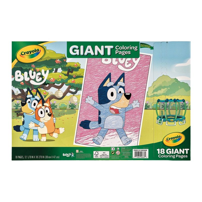 Dibujos para colorear de Crayola Giant - Bluey