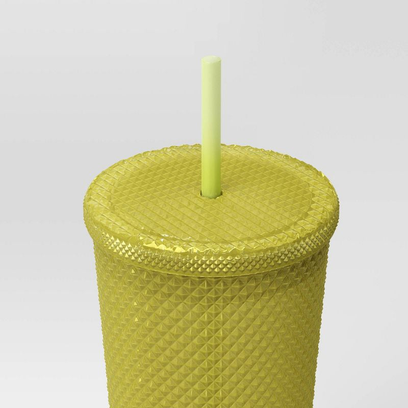 Vaso de plástico de 24 oz con pajilla - Opalhouse™