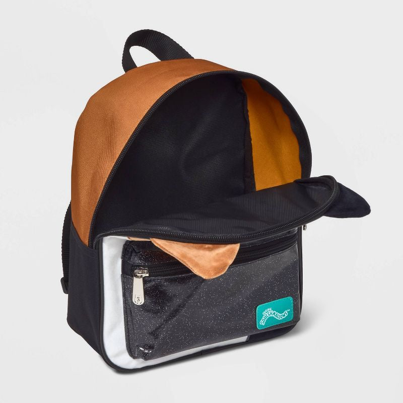 Mini mochila Squishmallows Cam the Cat de 11" para niños - Negro