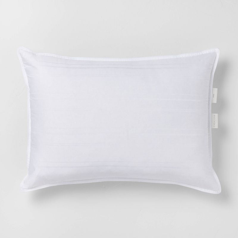 Almohada de cama de pluma firme - Casaluna