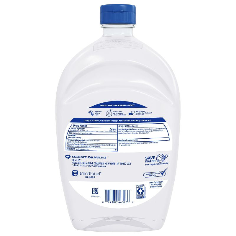 Jabón líquido antibacteriano para manos - Té blanco y bayas - 50 fl oz