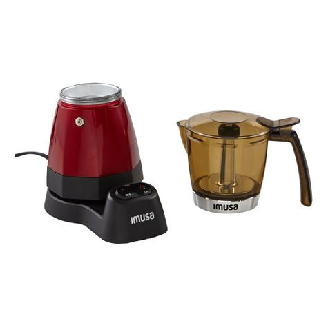 IMUSA Electric Espresso/Moka Maker Red - 6 tazas